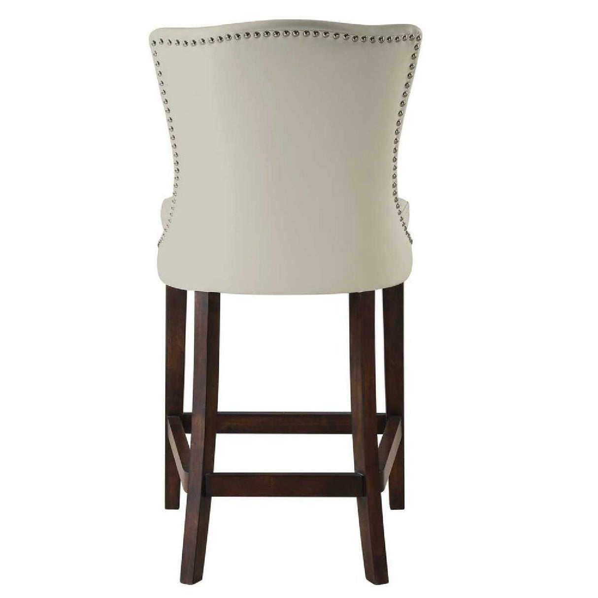 White Leather Inspired Counter Stool by Uttermost Dariela, alternate view 5