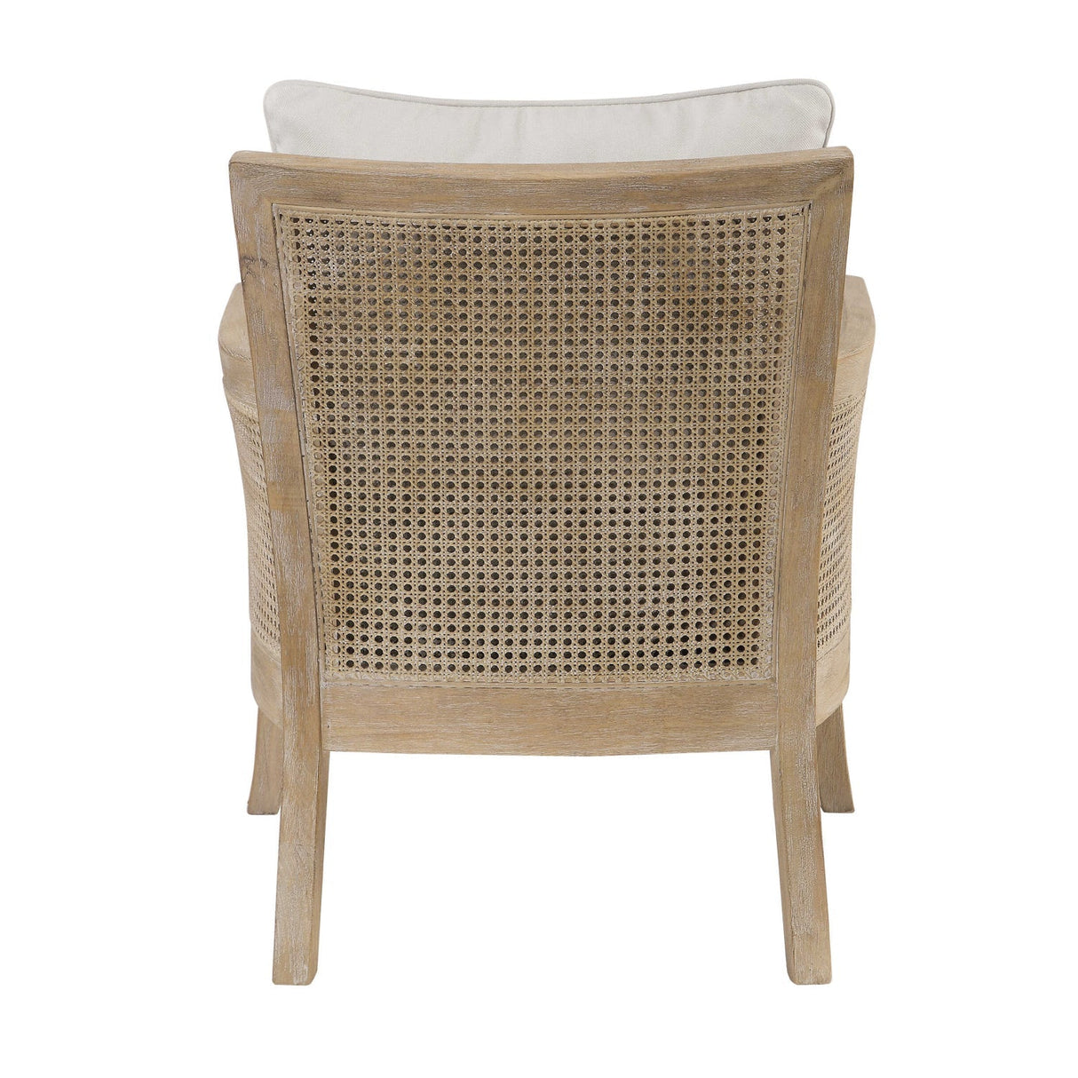 Caneword Padded Lounge Chair by Uttermost Encore, alternate view 5
