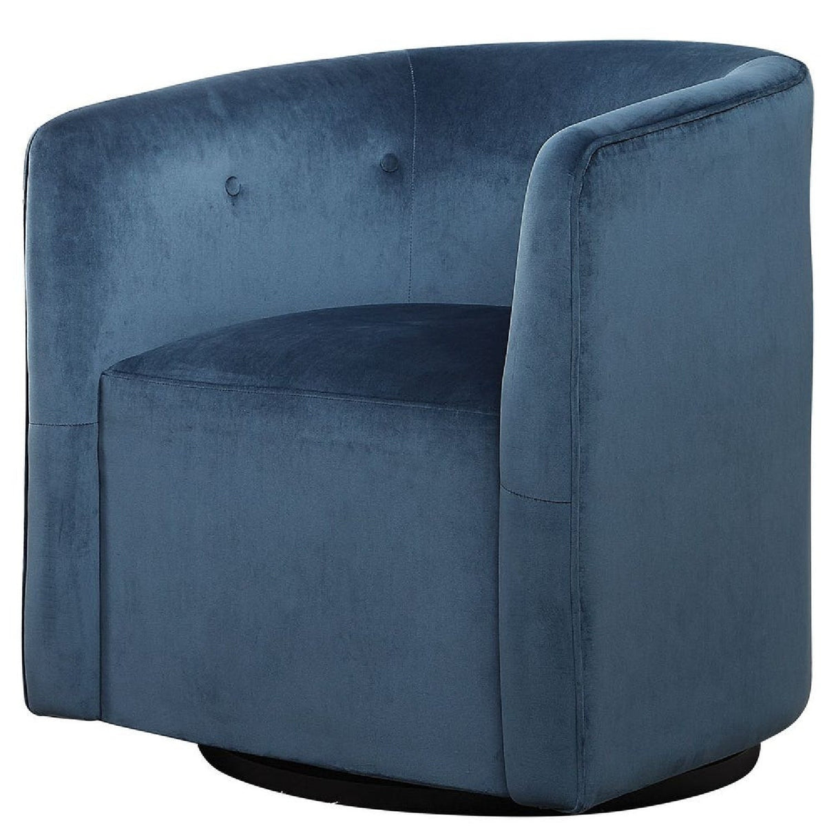 Blue Velvet Swivel Chair by Uttermost Mallorie