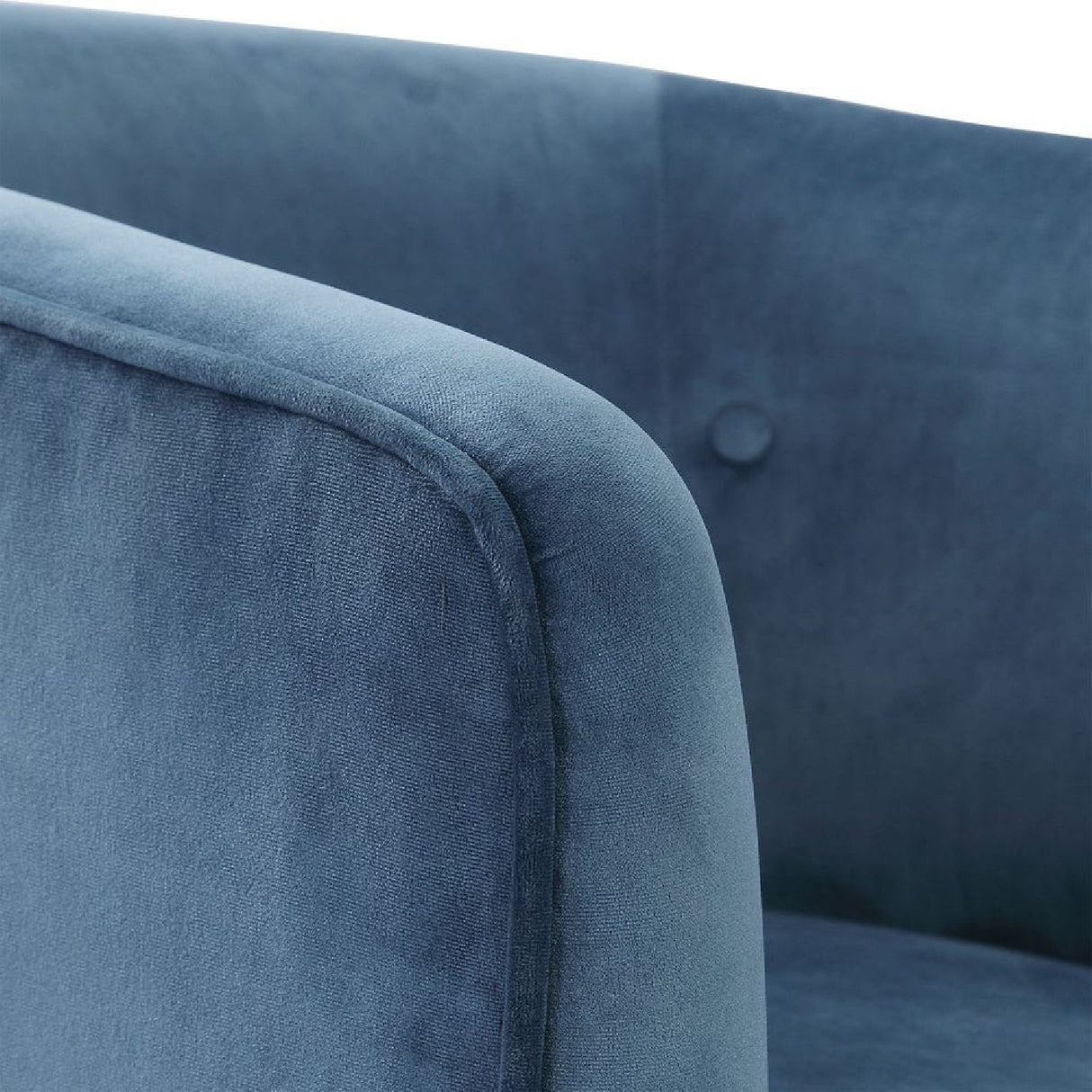 Blue Velvet Swivel Chair by Uttermost Mallorie, alternate view 4