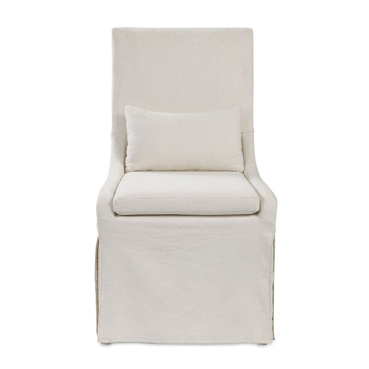 Modern European furniture - Slipcovered Accent Chair - www.oroa.com