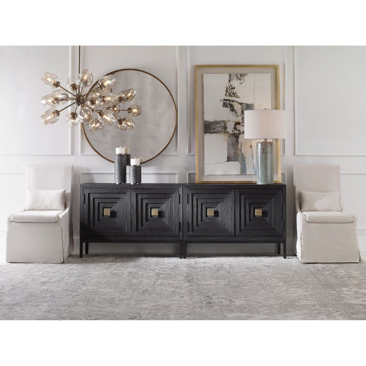 Modern European furniture - Slipcovered Accent Chair - www.oroa.com