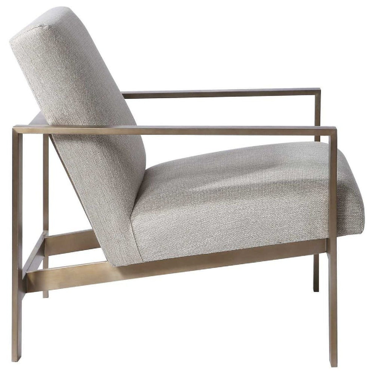 Beige Woven Fabric Accent Chair by Uttermost Wills, alternate view 4