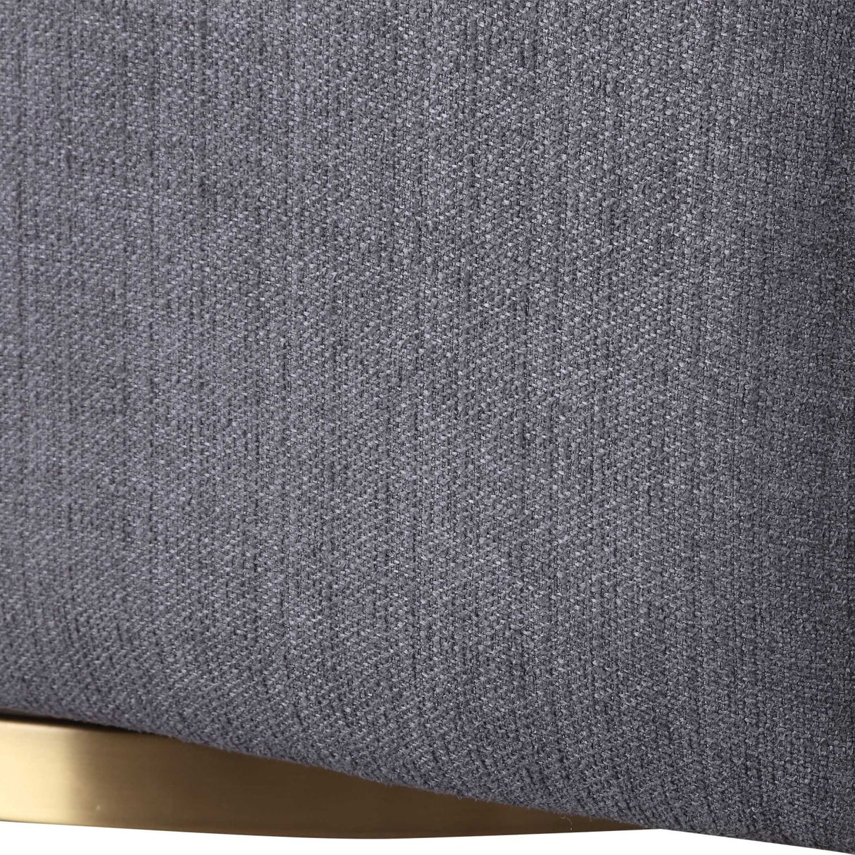 Gray Channel-Tufted Swivel Chair by Uttermost Cuthbert, alternate view 7