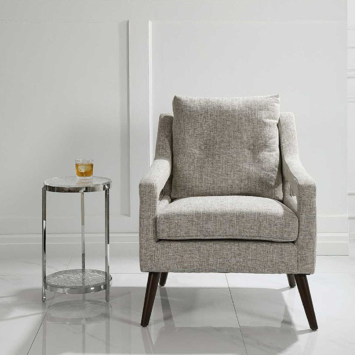Modern European furniture - Button-Tufted Lounge Chair - www.oroa.com