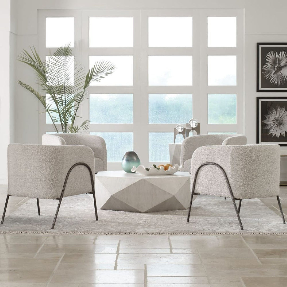 Modern European furniture - Barrel-Back Scandinavian Accent Chair - www.oroa.com
