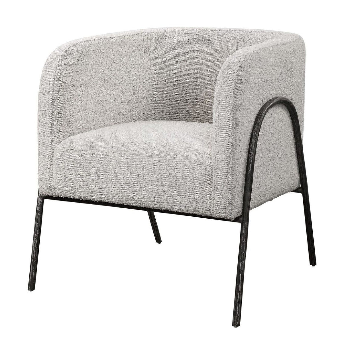 Modern European furniture - Barrel-Back Scandinavian Accent Chair - www.oroa.com