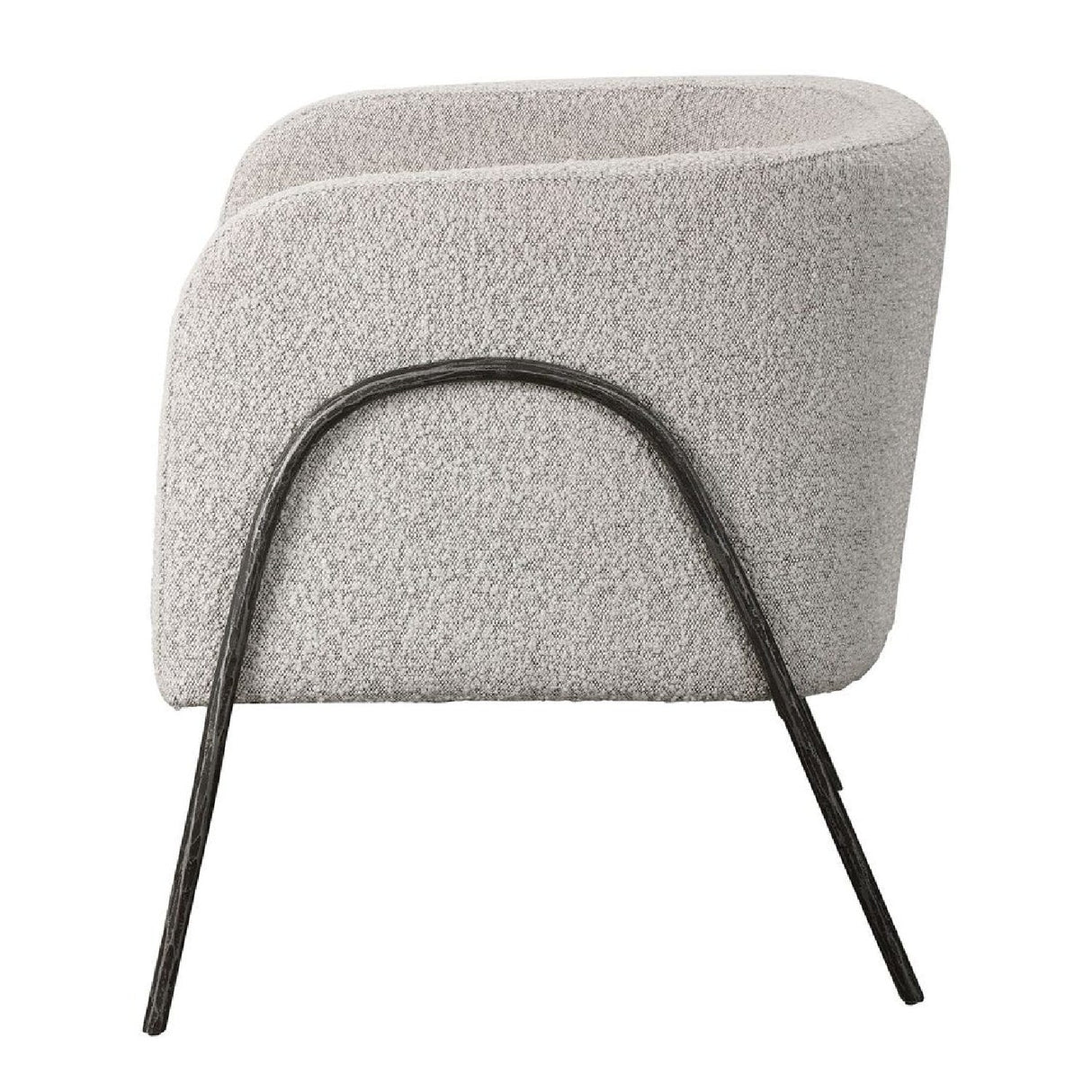 Modern European furniture - Barrel-Back Scandinavian Accent Chair - www.oroa.com