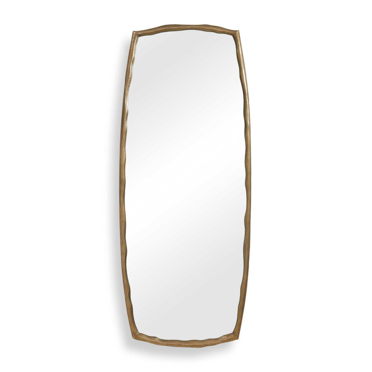 White Tufted Shearling Bench by Uttermost Olivier