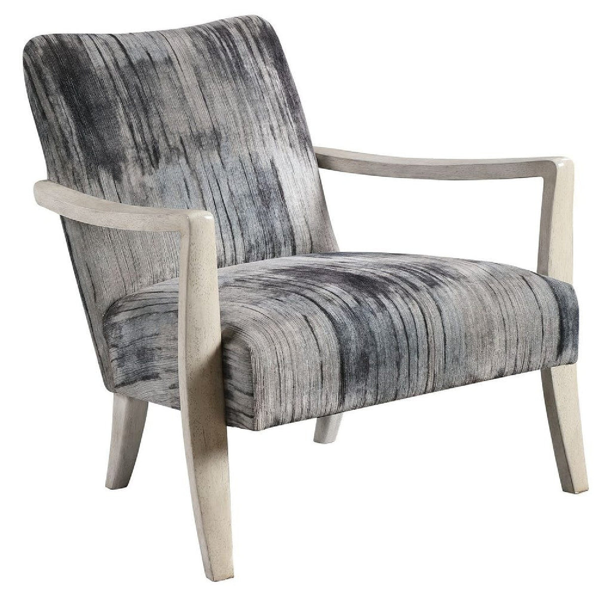 Abstract Print Chenille Accent Chair by Uttermost Watercolor