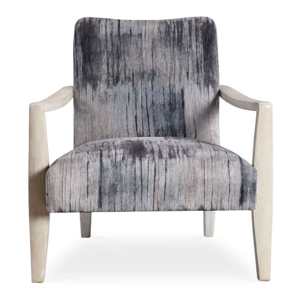 Abstract Print Chenille Accent Chair by Uttermost Watercolor, alternate view 3