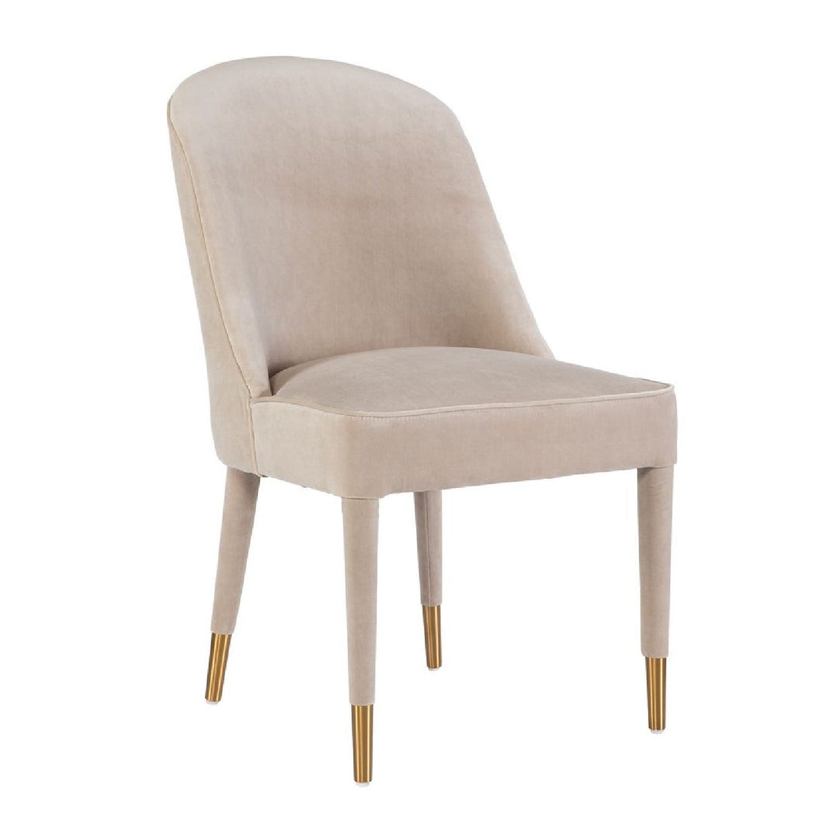 Welted Trim Modern Dining Chairs (2) by Uttermost Brie