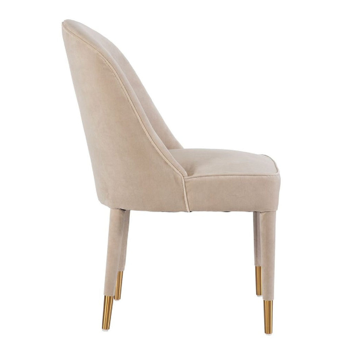 Welted Trim Modern Dining Chairs (2) by Uttermost Brie, alternate view 4
