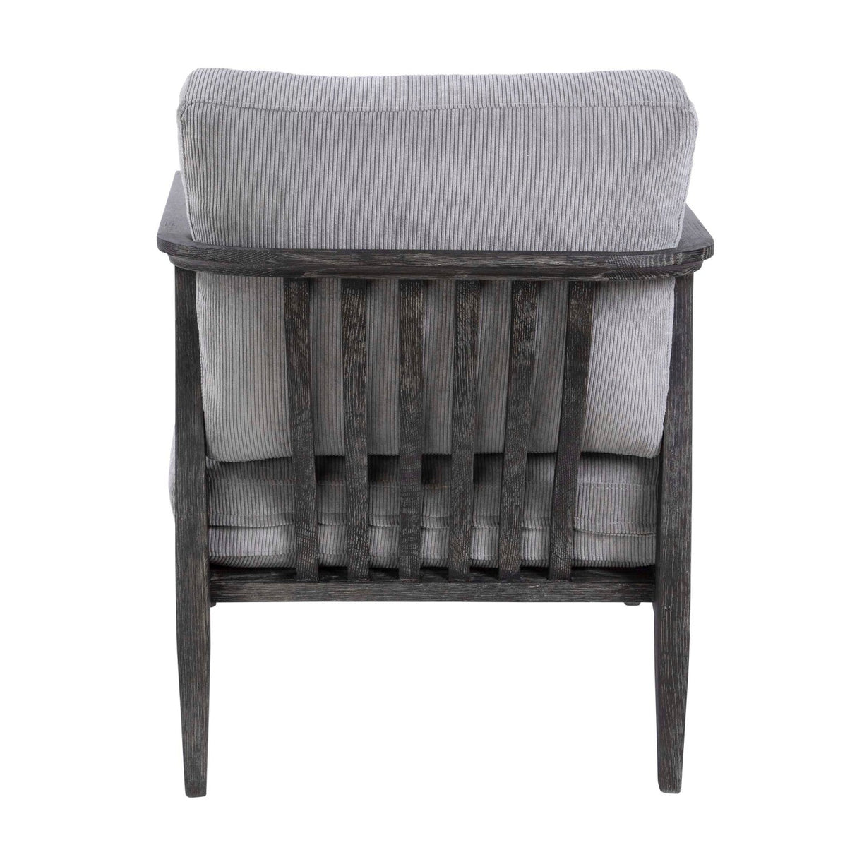 Gray Oak Cushioned Lounge Chair by Uttermost Brunei, alternate view 6