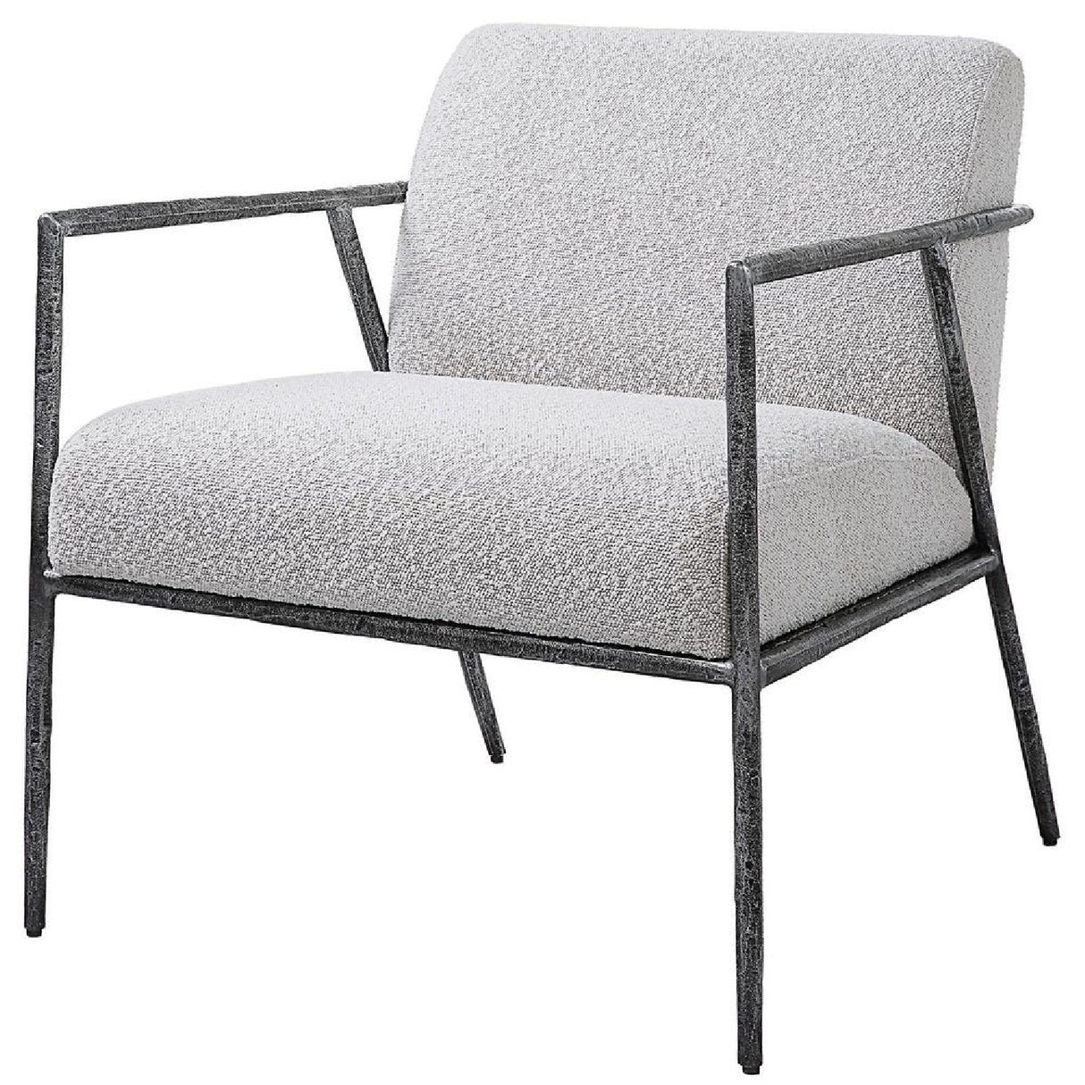 Iron Framed Boucle Lounge Chair by Uttermost Brisbane