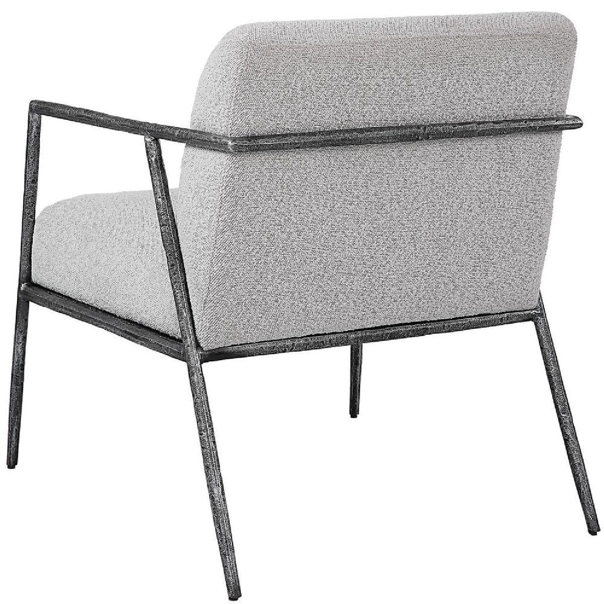 Iron Framed Boucle Lounge Chair by Uttermost Brisbane, alternate view 5