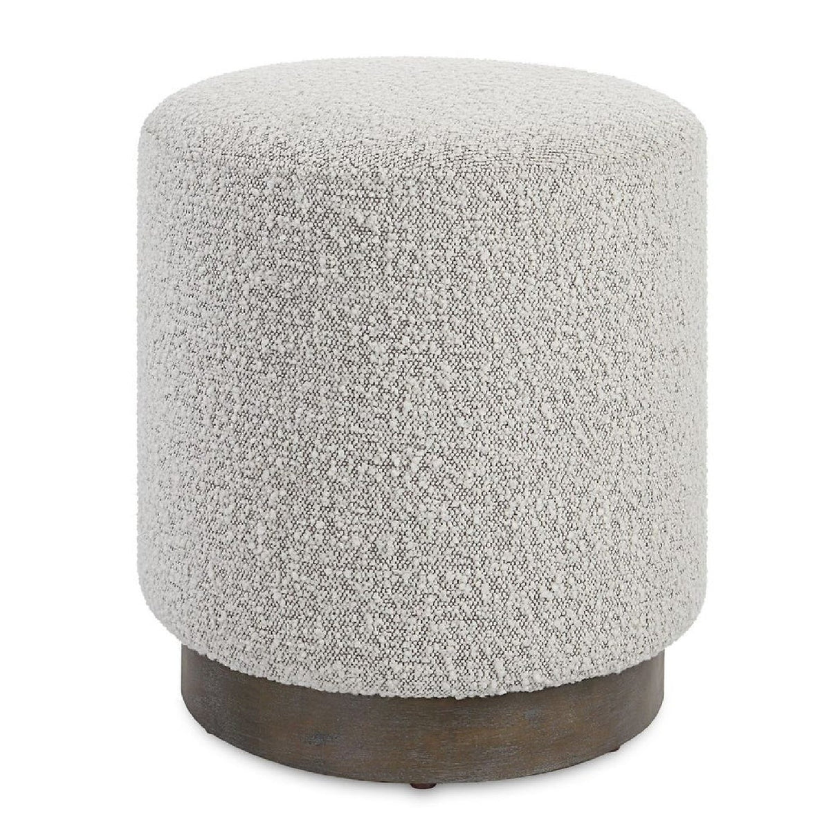 Cylindrical Textured Fabric Ottoman | Uttermost Avila