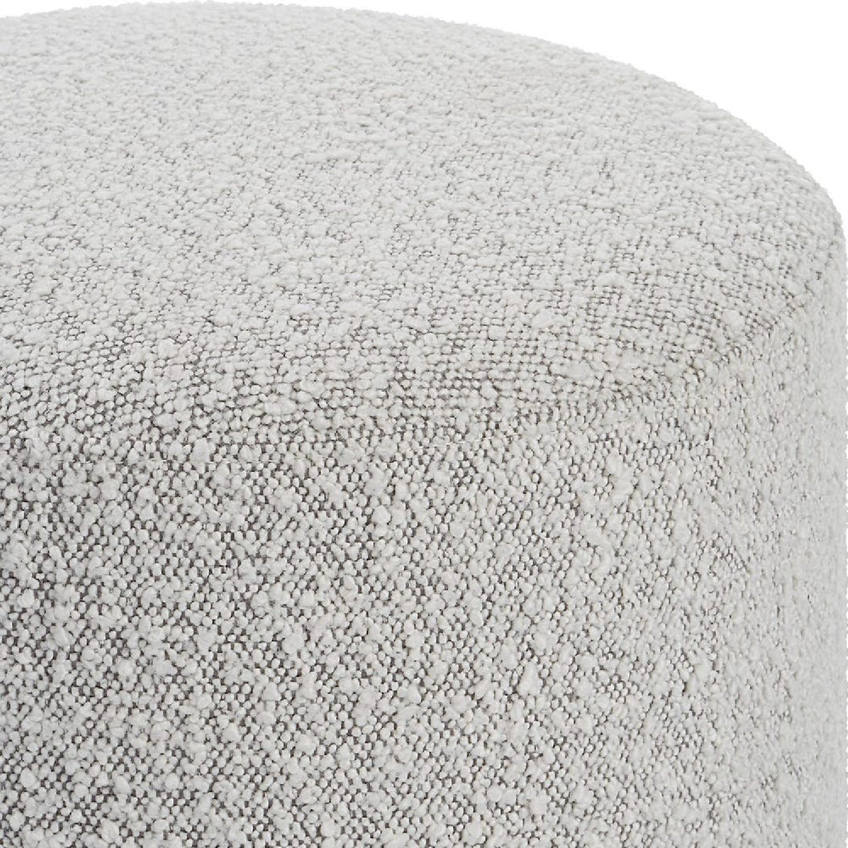 Cylindrical Textured Fabric Ottoman | Oroa.com