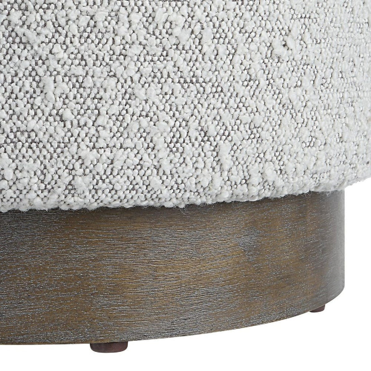 Cylindrical Textured Fabric Ottoman | Uttermost Avila