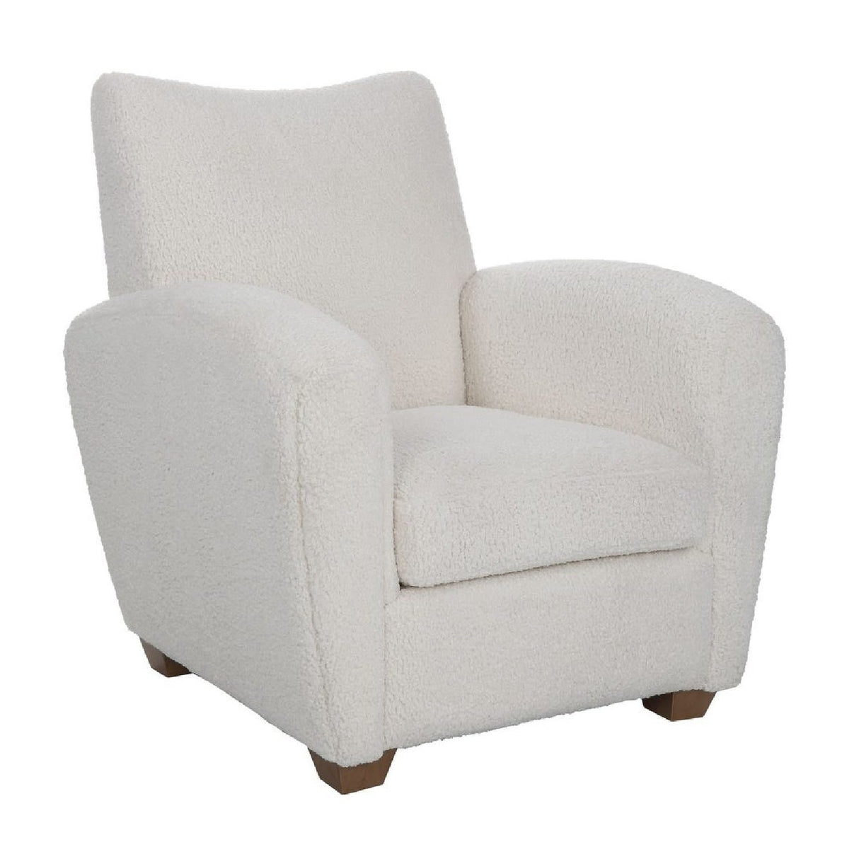 Modern European furniture - Shearling-Inspired Accent Chair - www.oroa.com