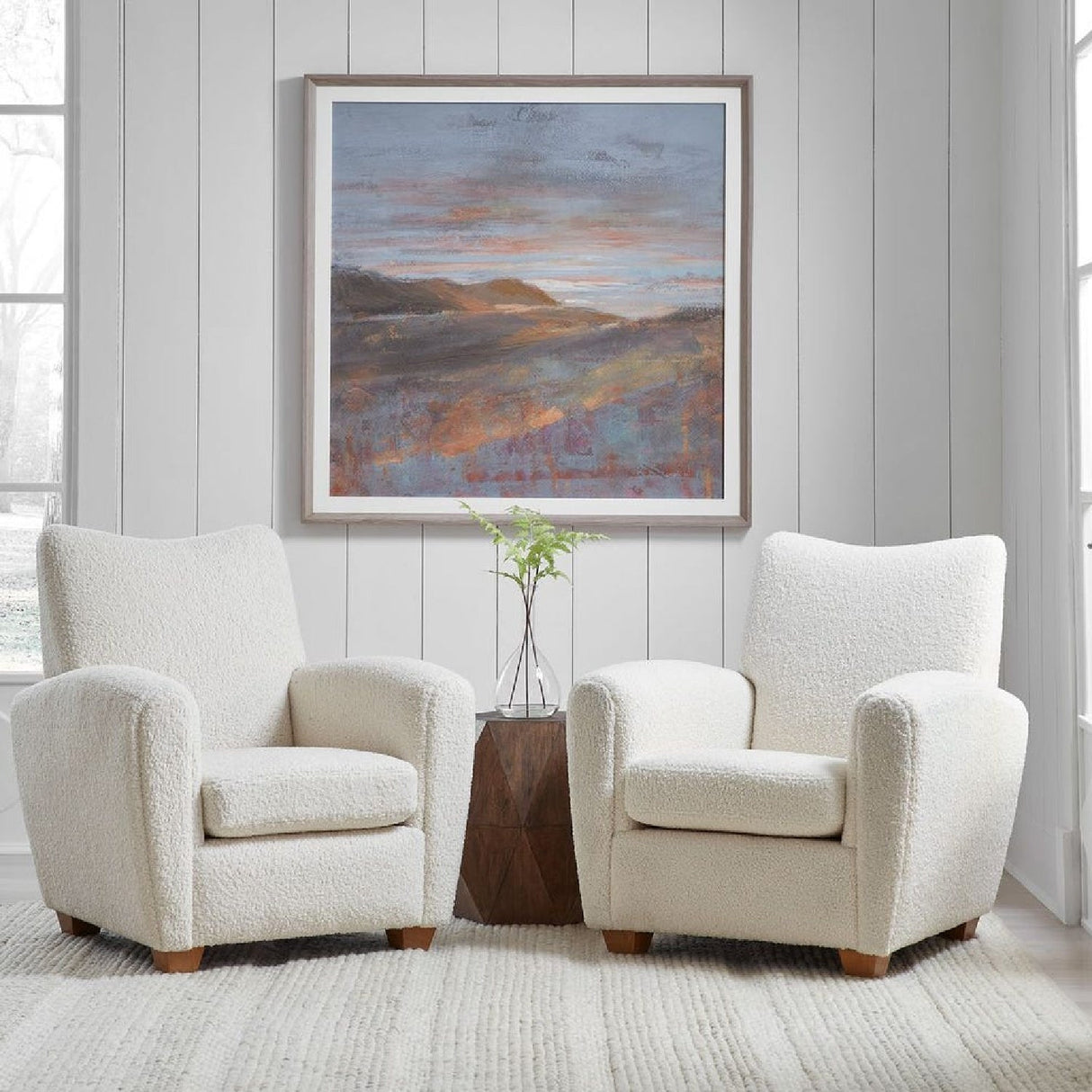 Modern European furniture - Shearling-Inspired Accent Chair - www.oroa.com