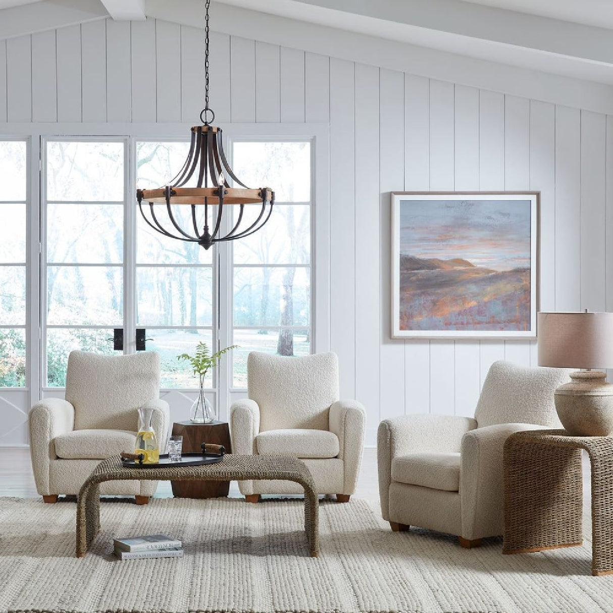 Modern European furniture - Shearling-Inspired Accent Chair - www.oroa.com