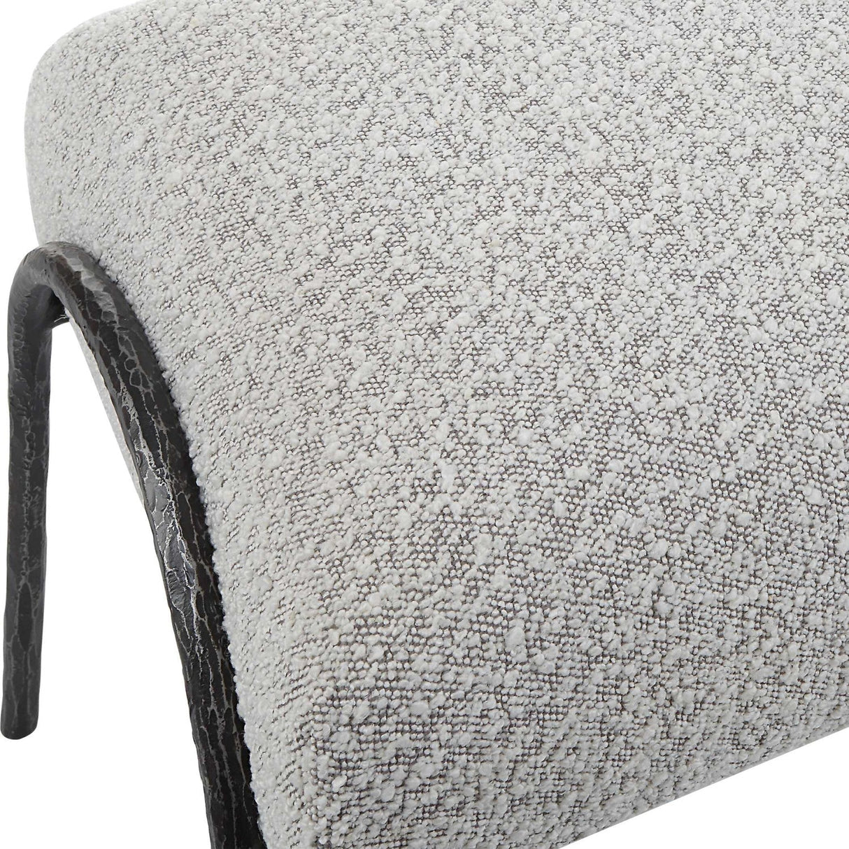 Boucle Scandinavian Bench by Uttermost Jacobsen, alternate view 6
