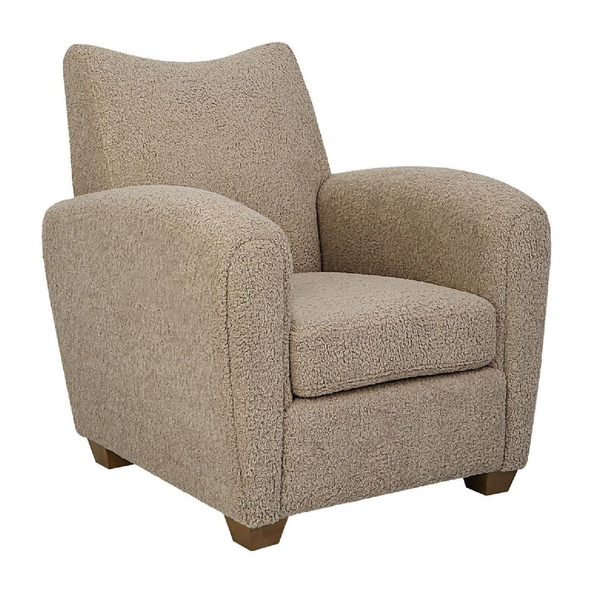 Modern European furniture - Shearling-Inspired Accent Chair - www.oroa.com