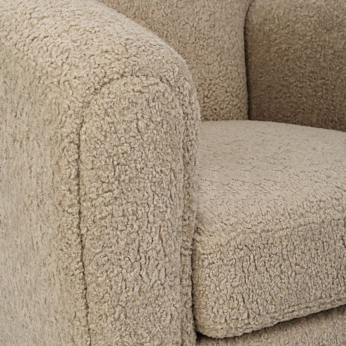 Modern European furniture - Shearling-Inspired Accent Chair - www.oroa.com