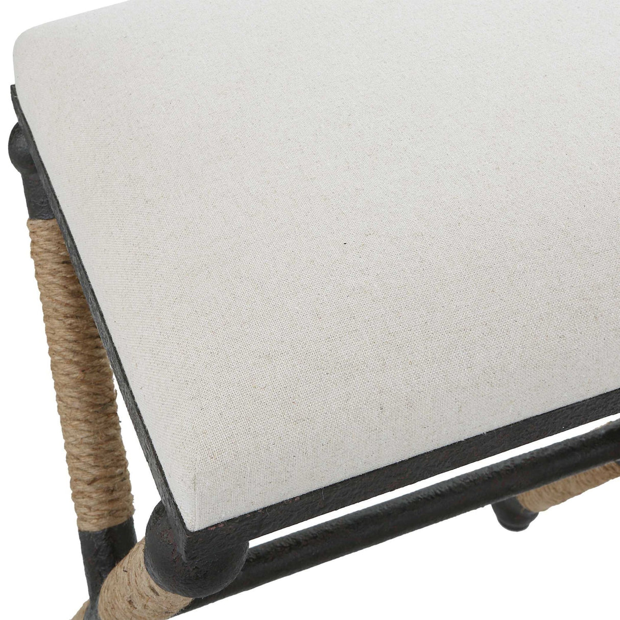 Cream Cotton Counter Stool by Uttermost Firth, alternate view 6