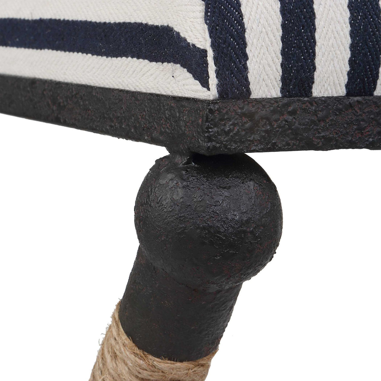Sailor Striped Counter Stool by Uttermost Braddock, alternate view 5