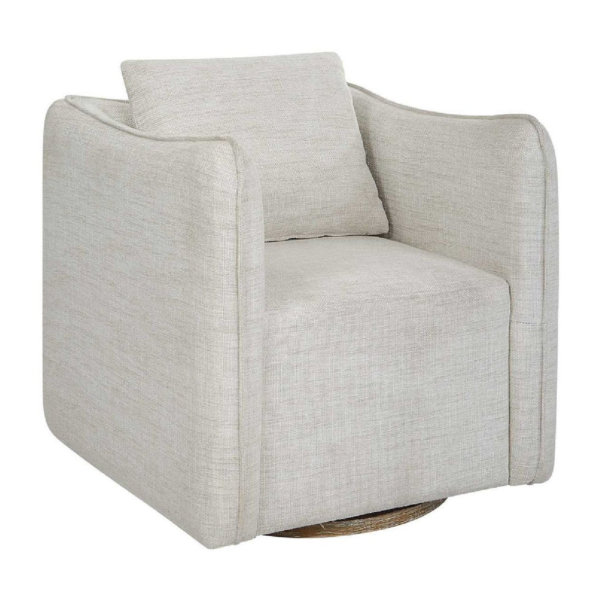 Modern European furniture - Flanged Edge Swivel Chair - www.oroa.com