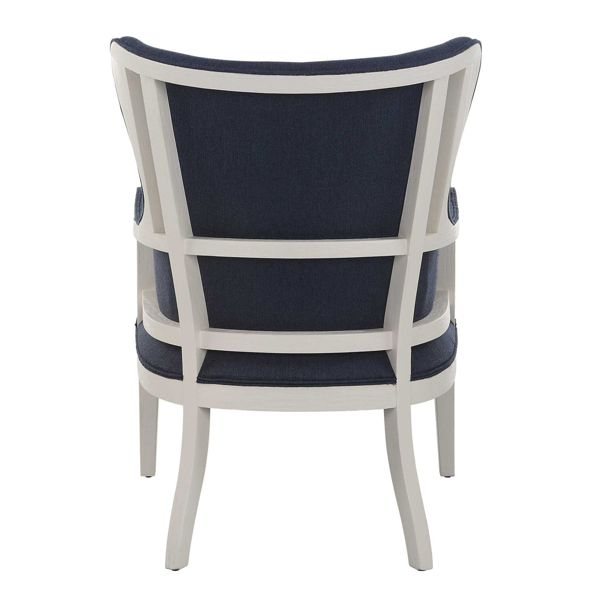Woven Blue Fabric Accent Chair by Uttermost Gordonston, alternate view 6