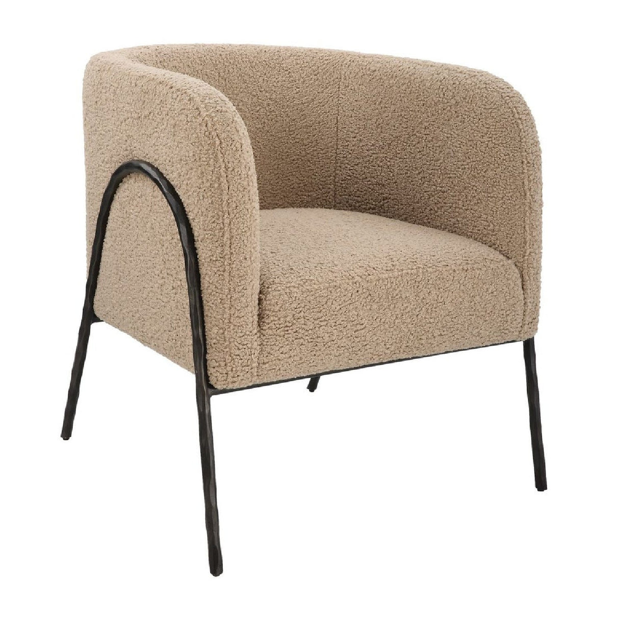 Modern European furniture - Barrel-Back Scandinavian Accent Chair - www.oroa.com