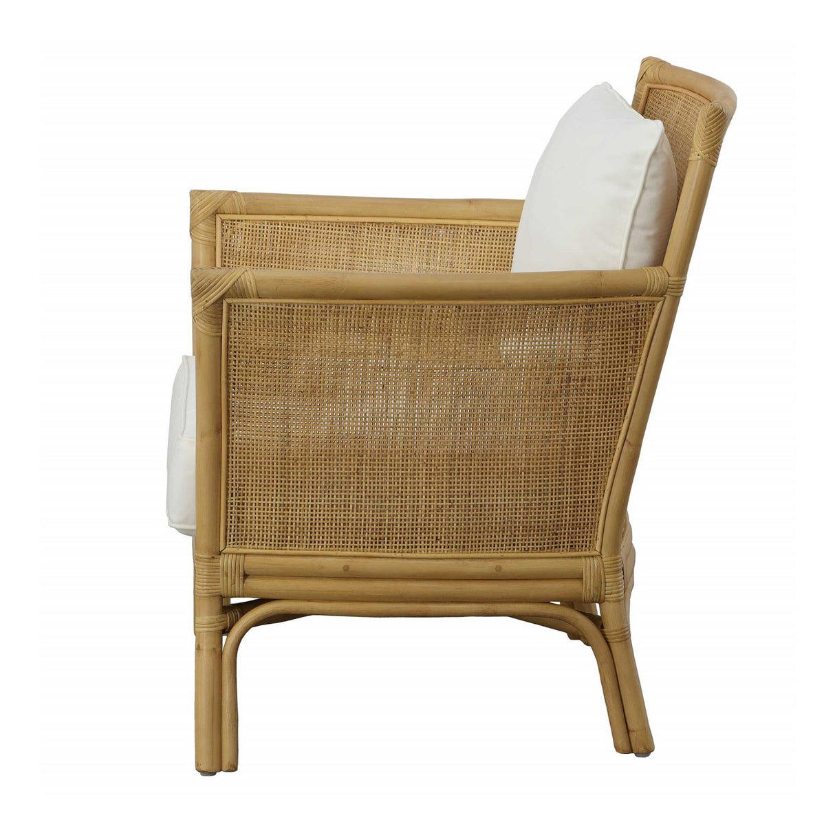 Cushioned Rattan Accent Chair by Uttermost Pacific, alternate view 4