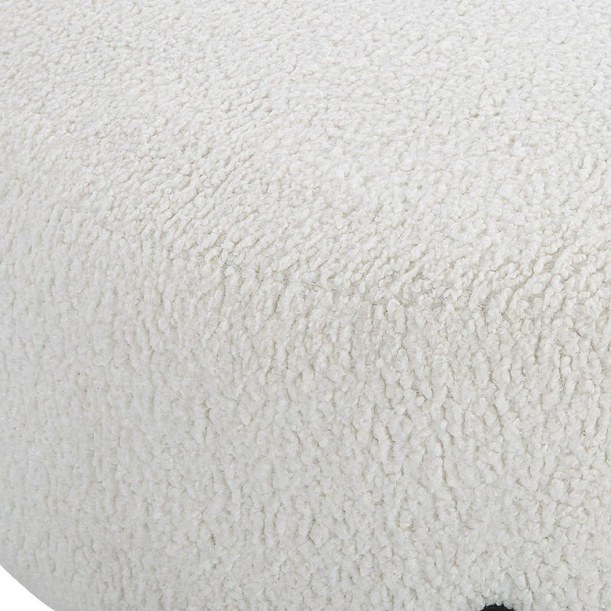 Modern European furniture - White Shearling Ottoman - www.oroa.com