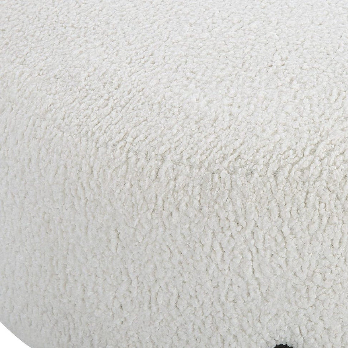 White Shearling Ottoman | Uttermost Arles