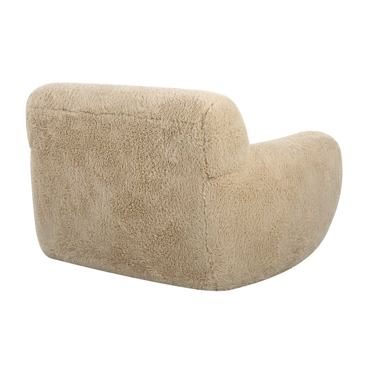 Cream Long-Haired Sheepskin Accent Chair by Uttermost Abide, alternate view 5