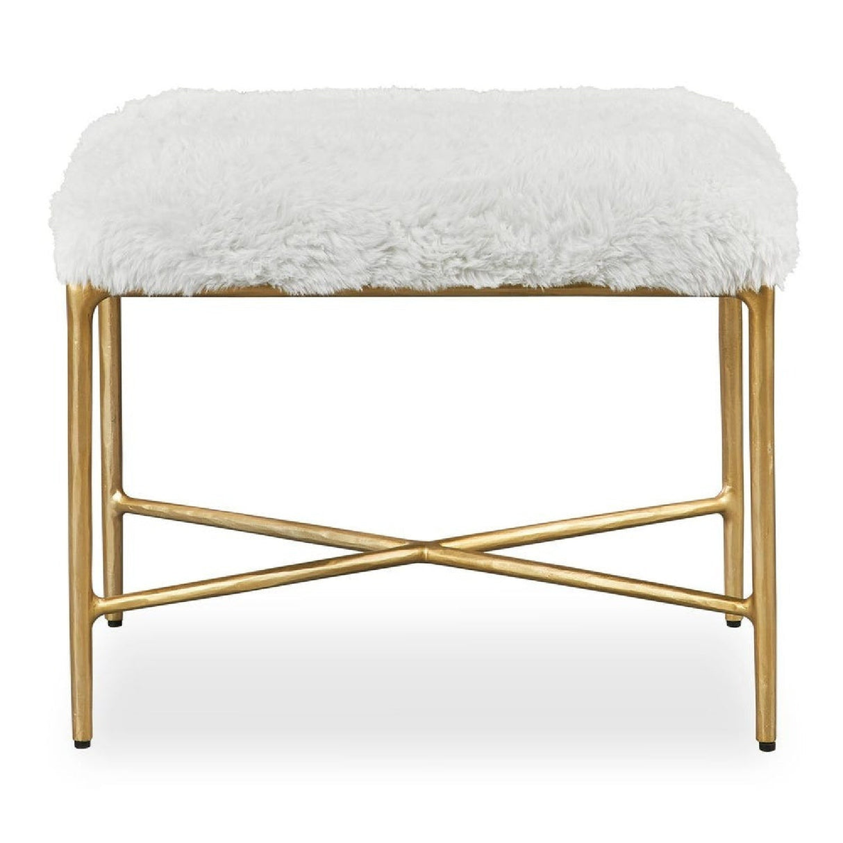 Cream Sheepskin Bench S by Uttermost Charmed, alternate view 3