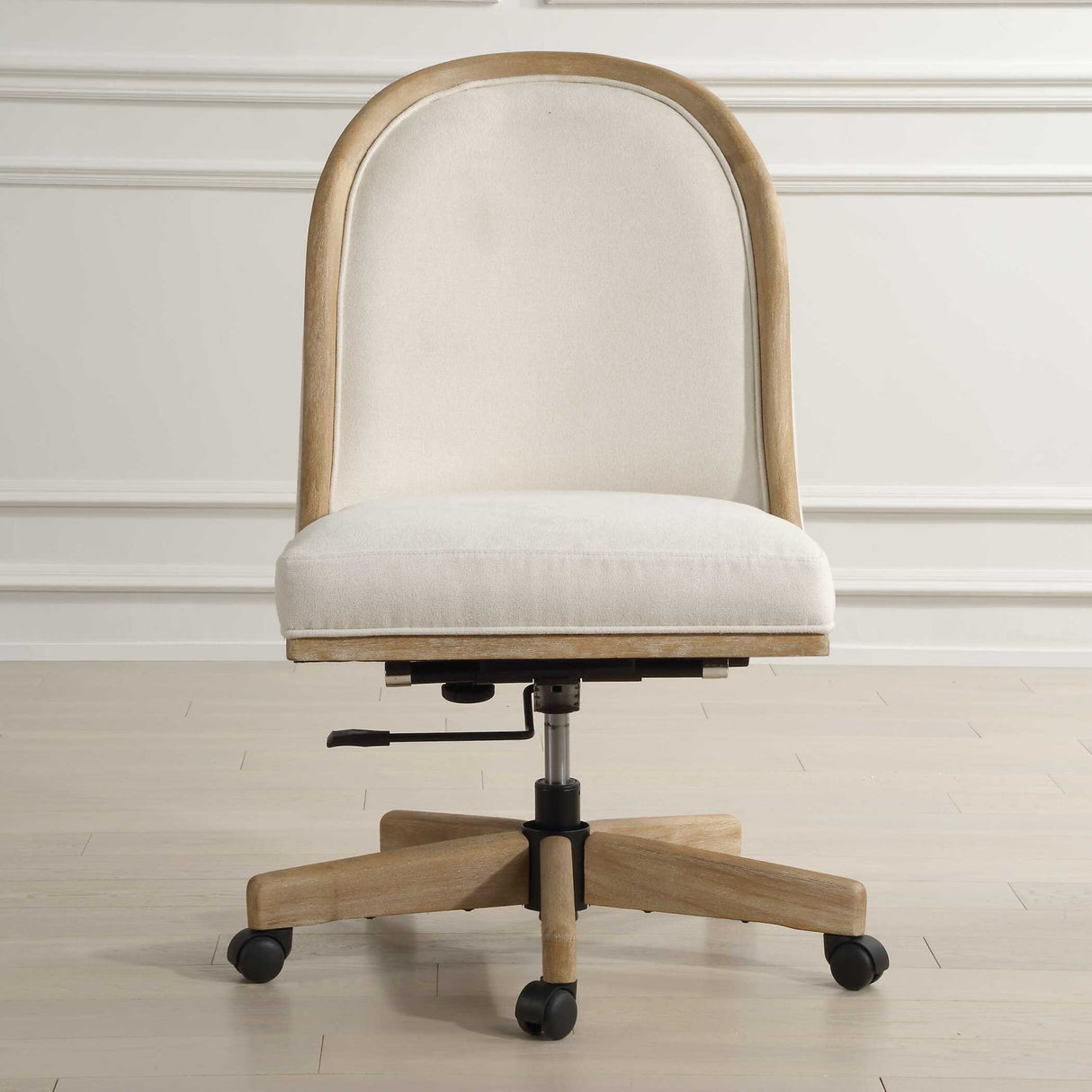 Modern European furniture - Oak Framed Desk Chair - www.oroa.com
