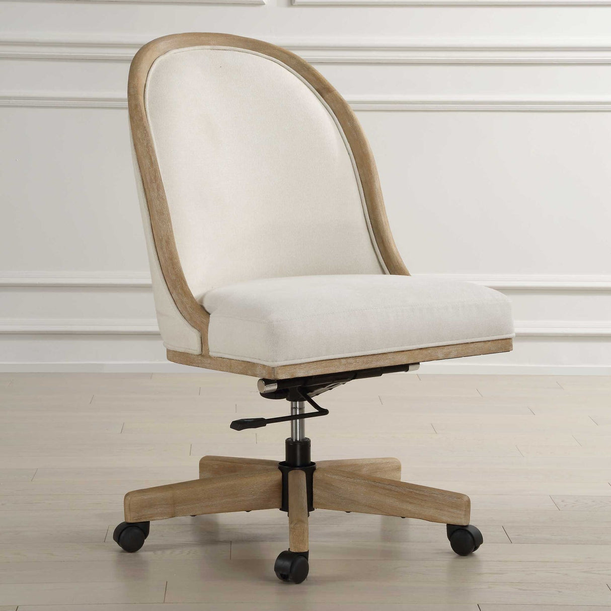 Modern European furniture - Oak Framed Desk Chair - www.oroa.com
