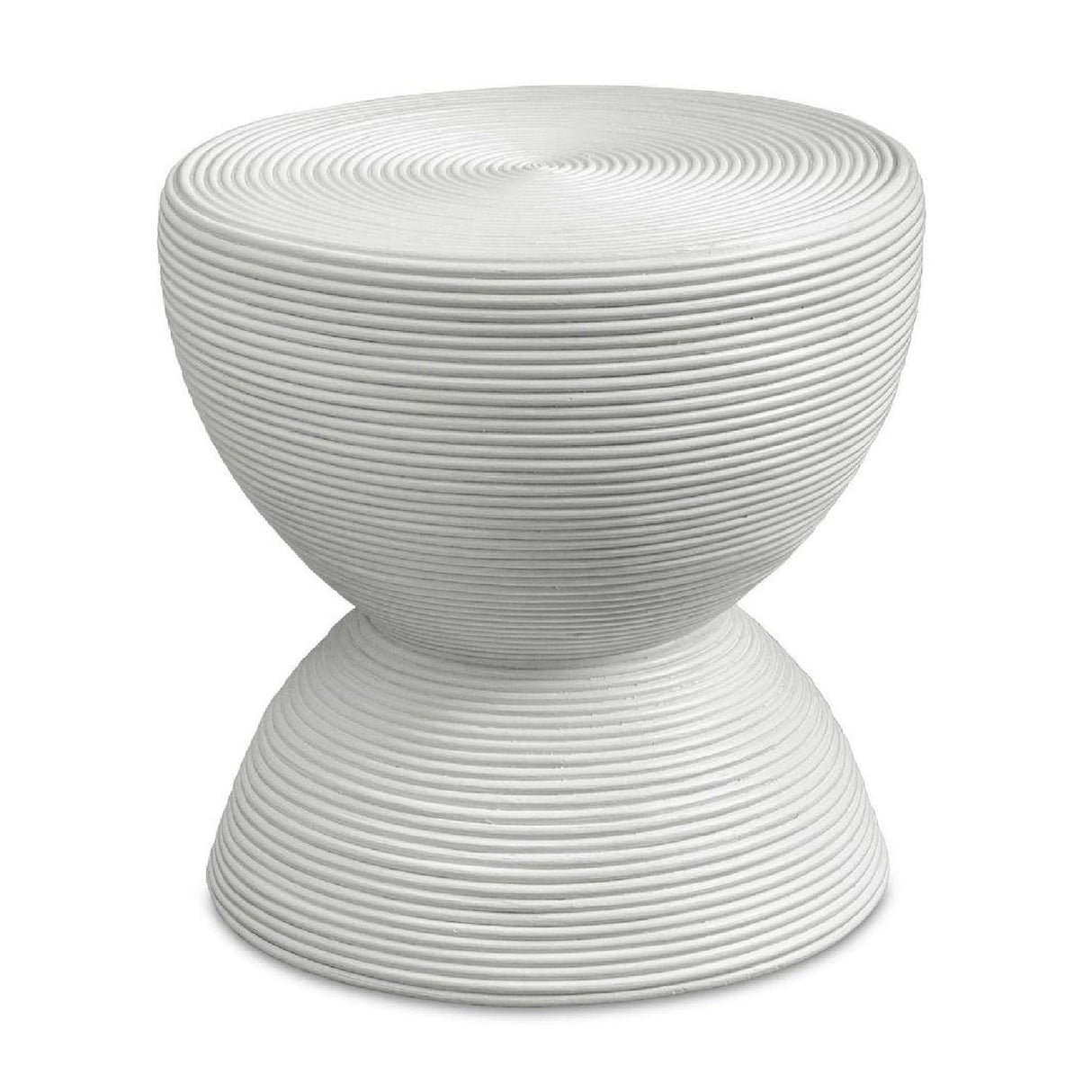 Modern European furniture - Rattan Hourglass Side Table - www.oroa.com