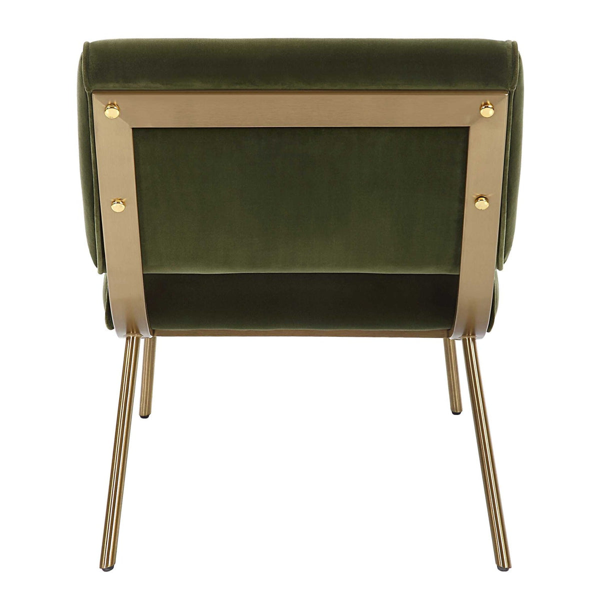 Green Velvet Accent Chair by Uttermost Knoll, alternate view 6