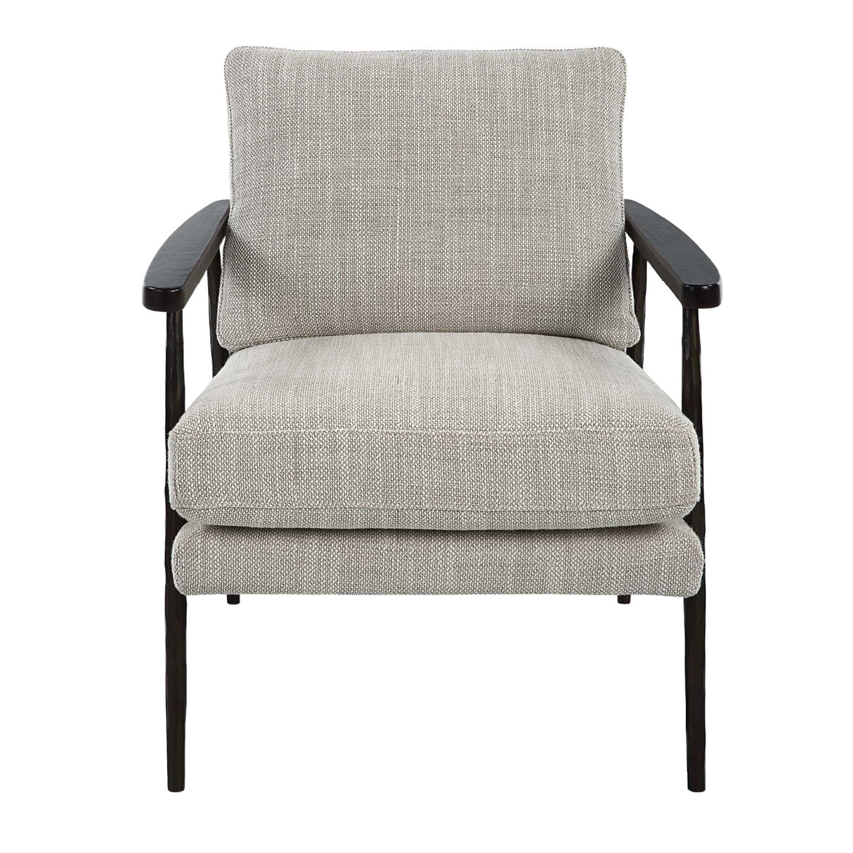 Neutral-Toned Fabric Accent Chair by Uttermost Sebastian