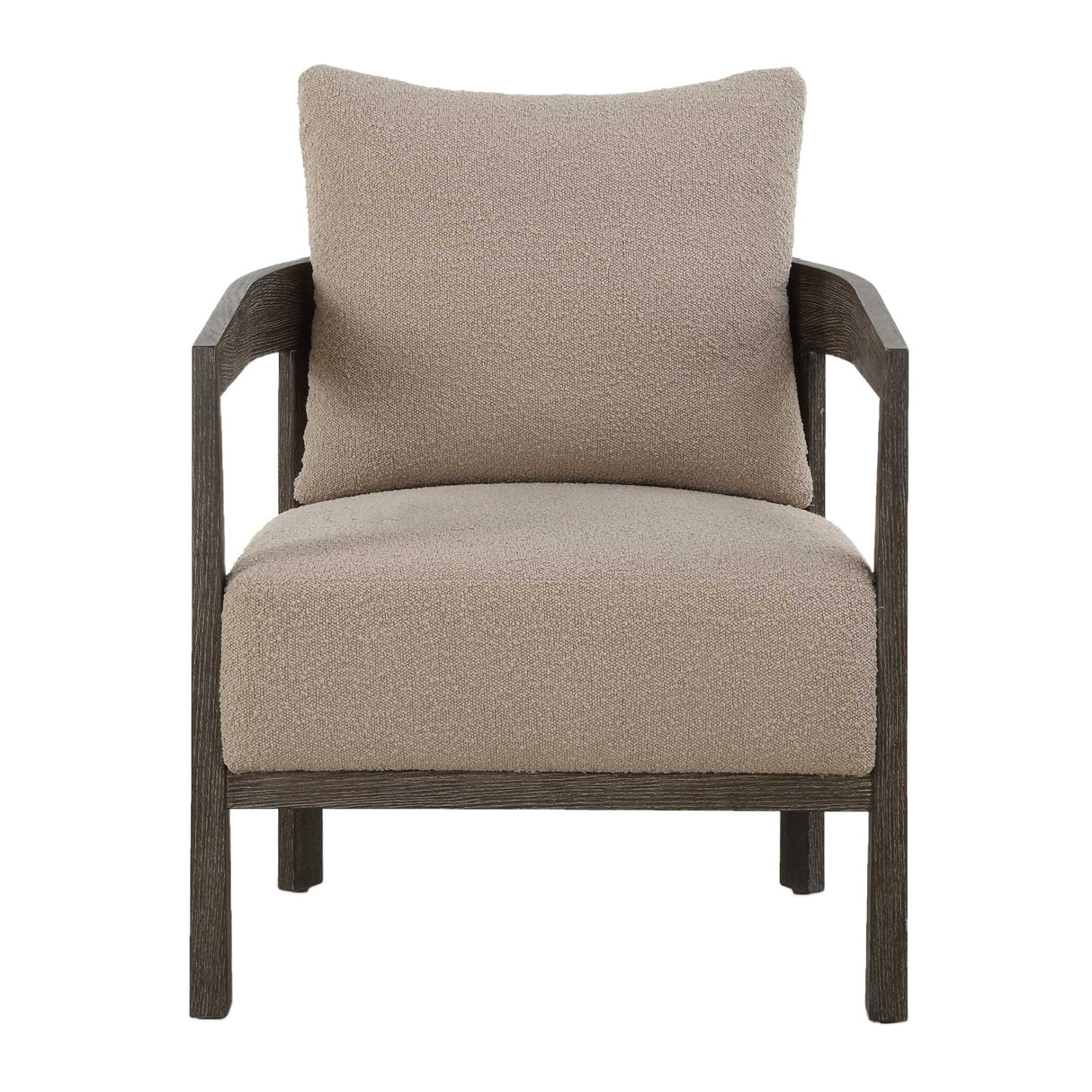 Beige Boucle Accent Chair by Uttermost Sienna