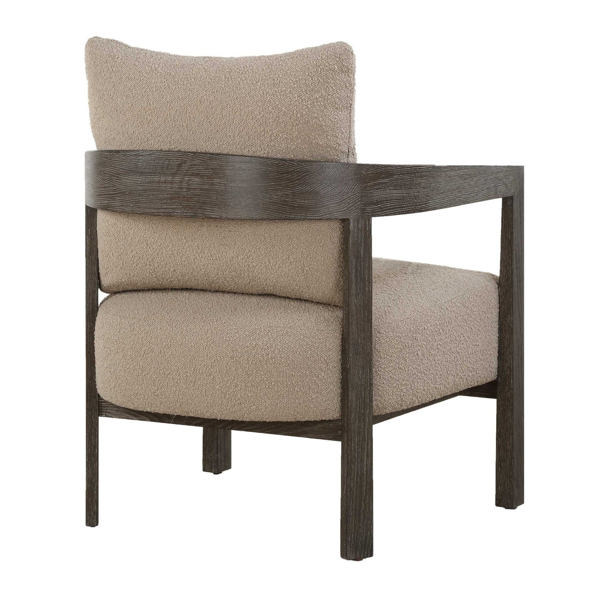 Beige Boucle Accent Chair by Uttermost Sienna, alternate view 6