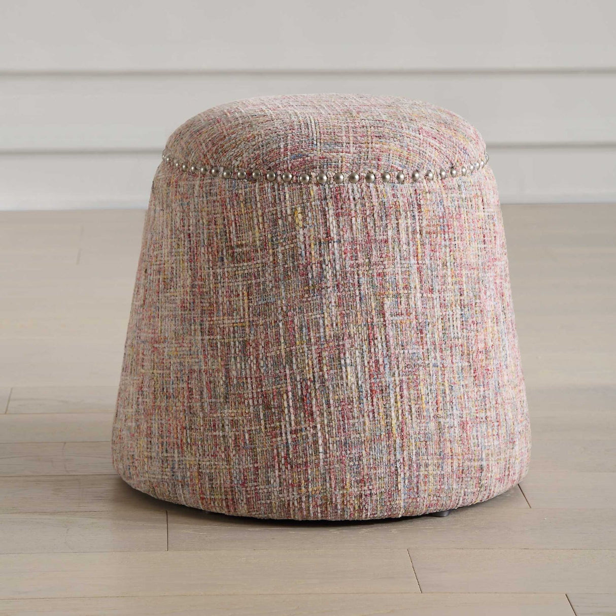 Confetti Chenille Ottoman by Uttermost Gumdrop, alternate view 3