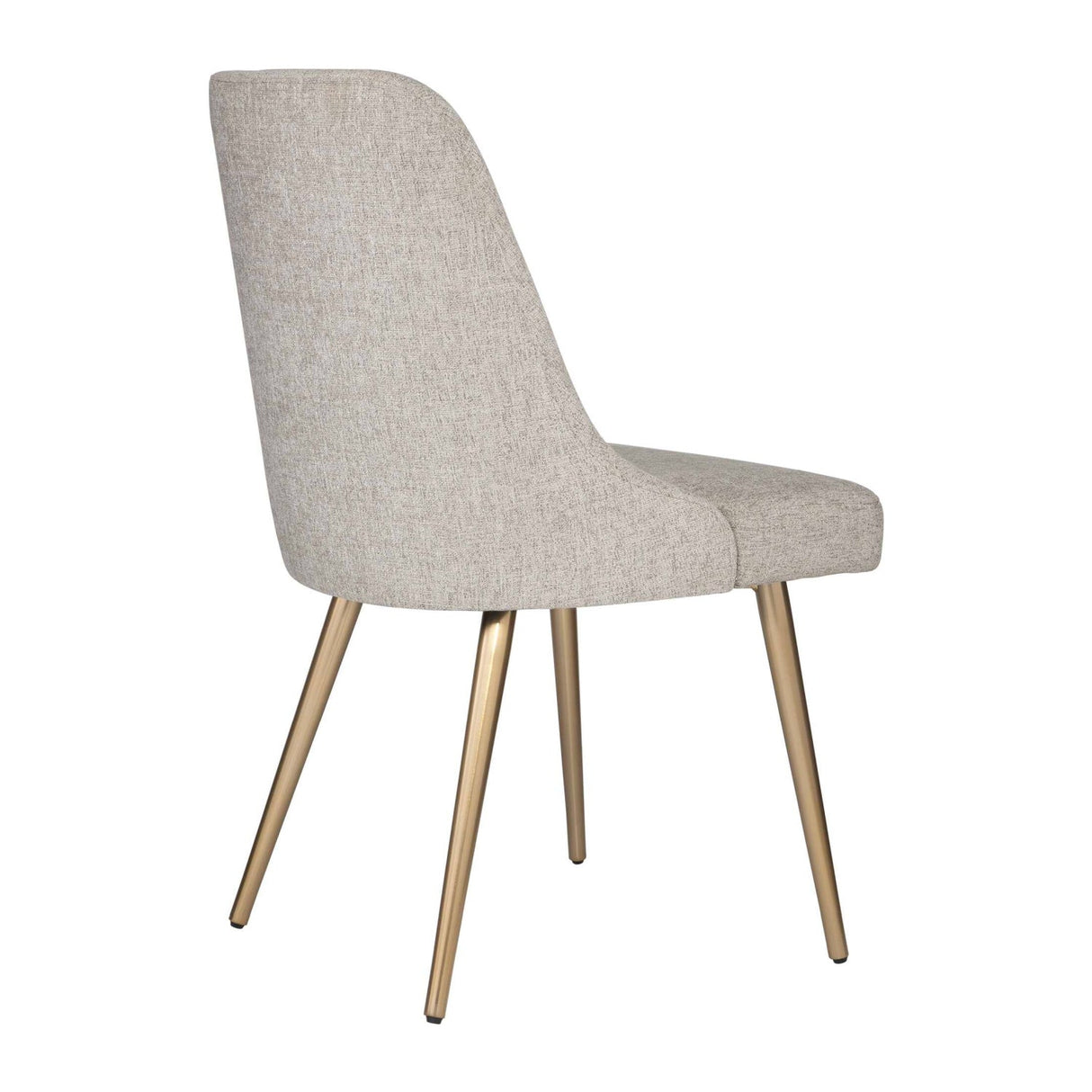 Taupe Fabric Sloped Dining Chair by Uttermost Bramwell, alternate view 5