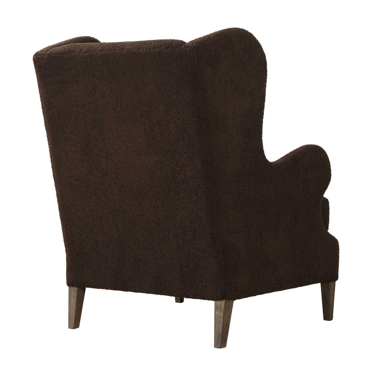 Brown Shearling Accent Chair by Uttermost Serpentine, alternate view 5
