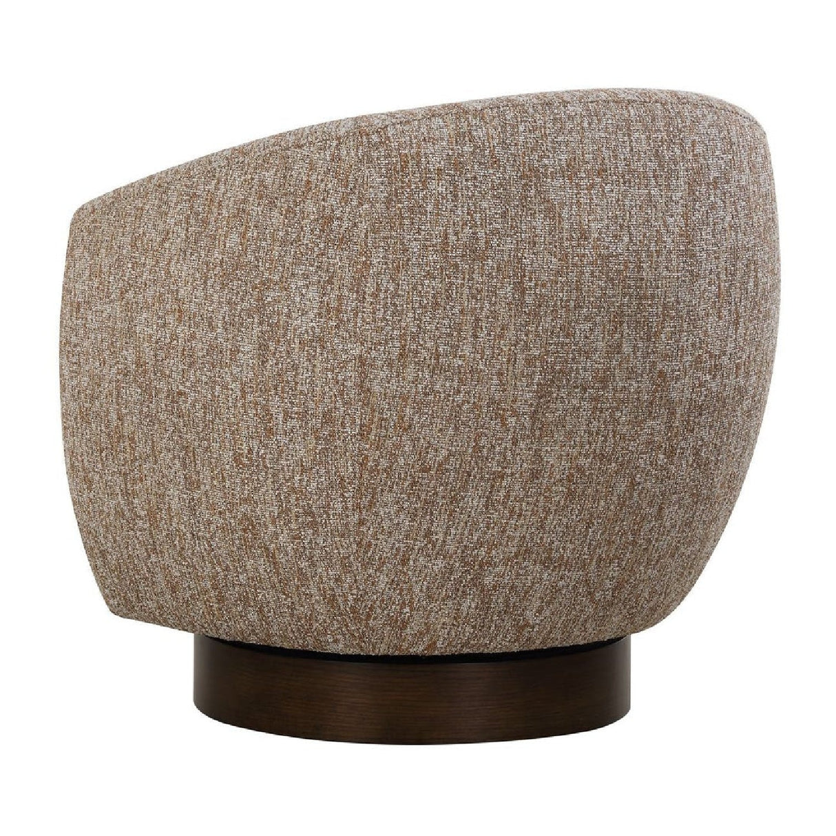 Brown Barrel Swivel Chair by Uttermost Dunes, alternate view 6